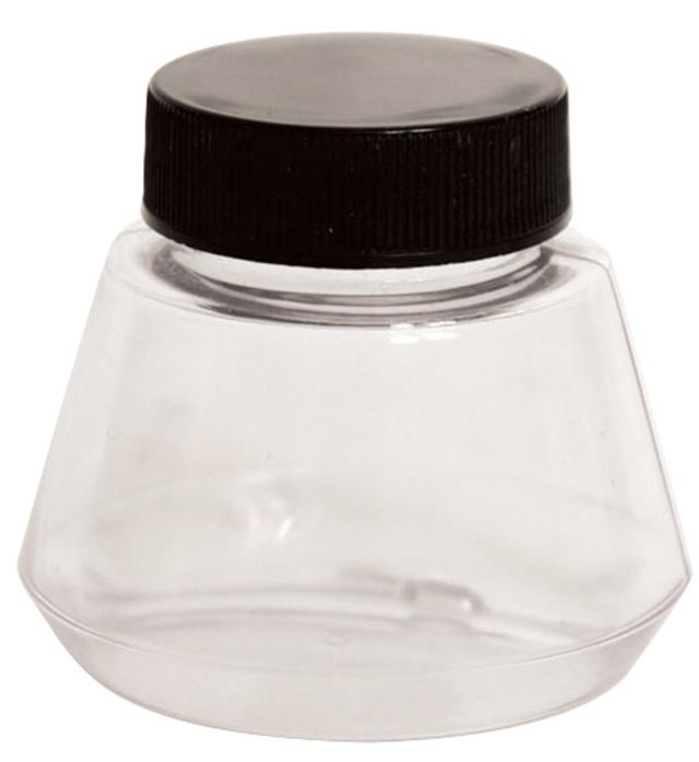 Speedball Plastic Empty Bottle with Screw On Cap, 2 oz, Clear Thumbnail