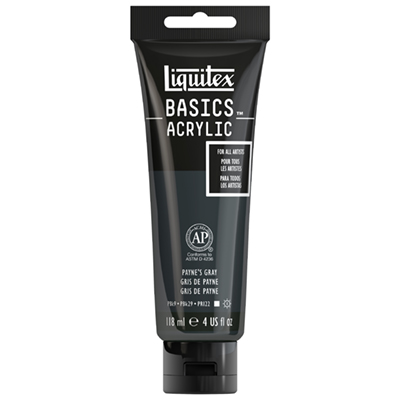 Liquitex BASICS Acrylic Paint, 4-oz tube, Payne's Gray Thumbnail