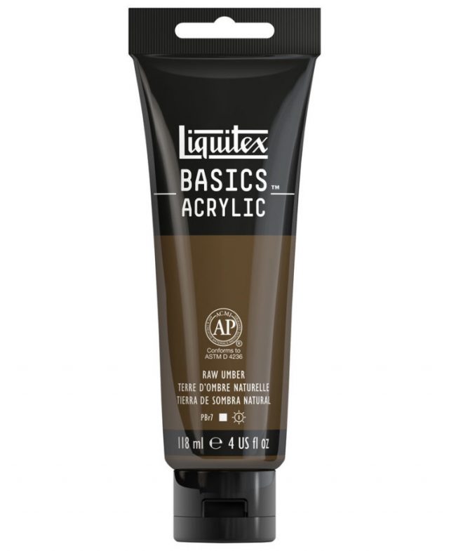 Liquitex BASICS Acrylic Paint, 4-oz tube, Raw Umber Thumbnail