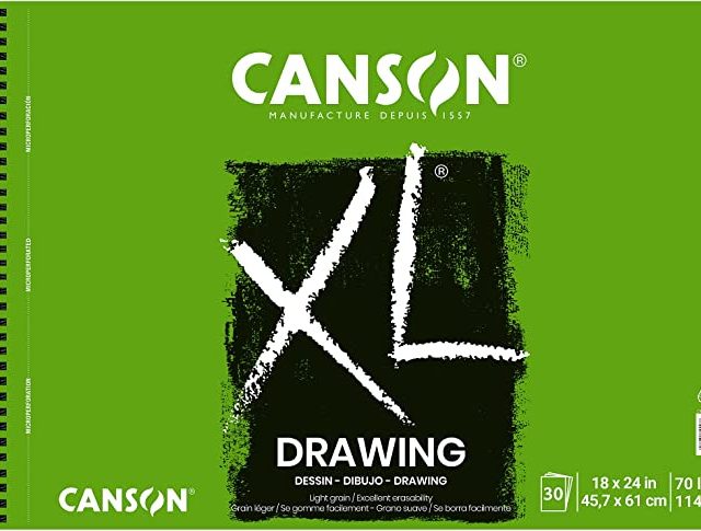 Canson Side Wire Pad XL Series Drawing, 18 x 24 Inches Thumbnail